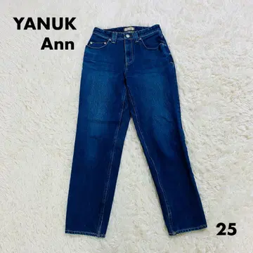 YANUK 야누크 ANN 25 보이즈 테이퍼드 데님
