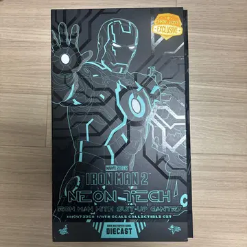 핫토이즈 아이언맨 마크4 (네온 테크 버전) [파워드 수트 장착기 포함]