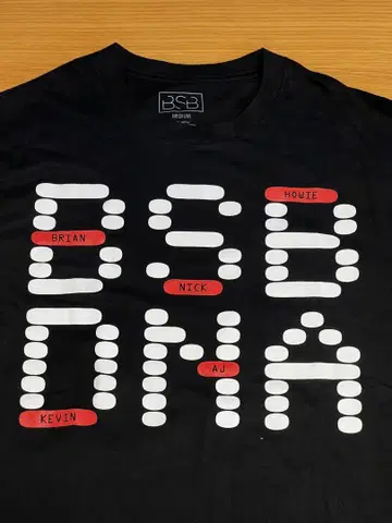 BACKSTREET BOYS DNA 티셔츠 M 사이즈