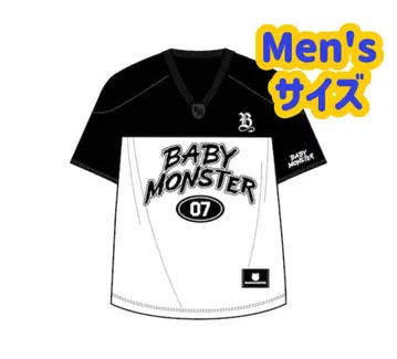 [미개봉 새상품] BABYMONSTER 게임 셔츠 블랙 남성용