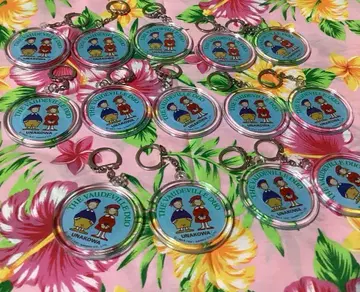 3413 더 보드빌 듀오 키링 산리오 쇼와 레트로