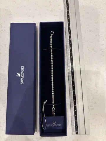 Swarovski 크리스탈 팔찌 약 19cm