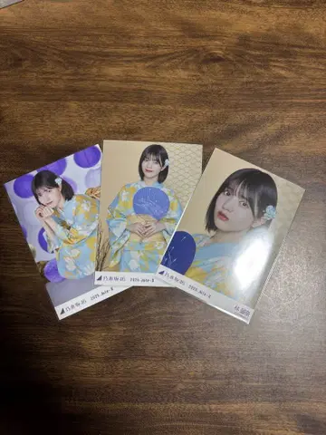 노기자카46 하야시 루나 브로마이드 유카타