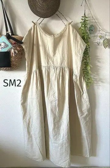 SM2 아이보리 레이스 퐁당 개더 원피스 특별 가격