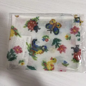 [미개봉 새상품] 페일러 하이디 메쉬 파우치 M 화이트