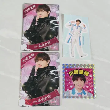 소년 닌자 카와사키 코키 닌 컬렉션 카드 스티커 세트