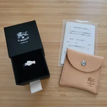 일비종떼 실버 반지 L