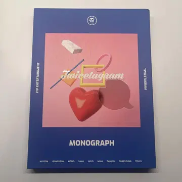 twicetagram monograph DVD + 트레이딩 카드 부속