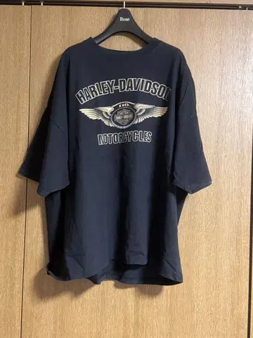 Harley Davidson 티셔츠 110주년 기념 블랙 빅 로고
