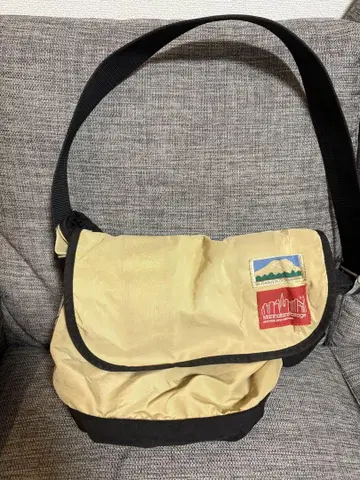 Manhattan Portage 메신저 백 베이지/블랙