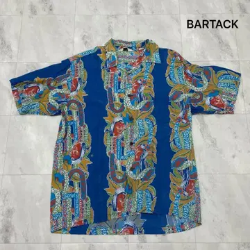 BARTACK 바택 아로하 셔츠 오픈 카라 반팔 올 패턴