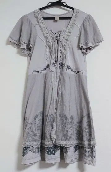 OzzOn 레이스업 튜닉