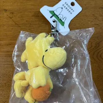 스누피 가든 우드스탁 마스코트 키링 제주 오렌지