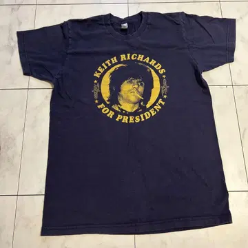 Keith Richards For President 티셔츠 네이비