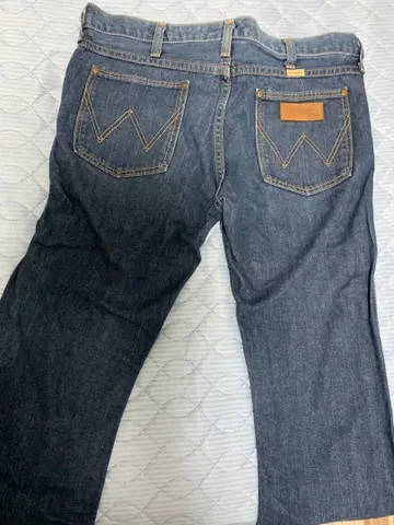 Wrangler 스트레이트 데님 32x32 블루