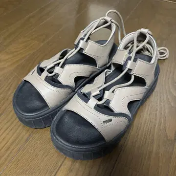 [ SNIDEL x PUMA ] 콜라보레이션 샌들 모카 25cm