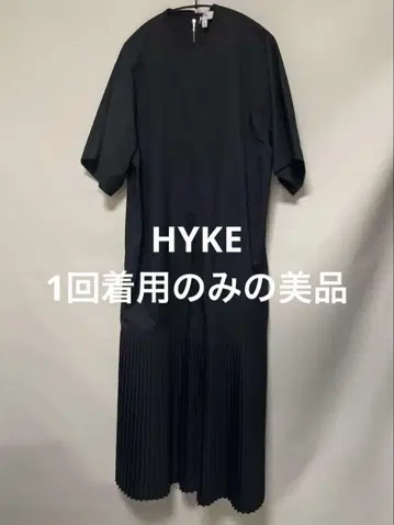 HYKE 원피스 플리츠 1 블랙