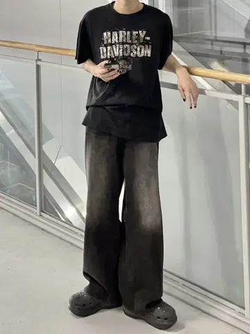 [ youll ] vintage wash denim wide pants