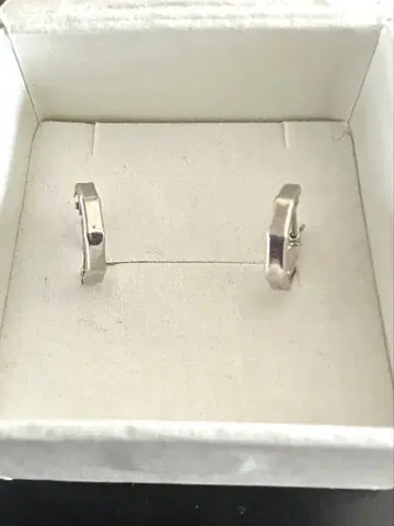 주말 SALE k14 화이트 골드 귀걸이