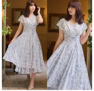 Le Negresco Floral Dress herlipto