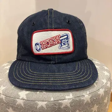 made in usa 기업 데님 트래커 캡