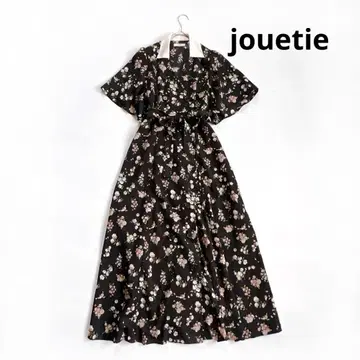 쥬에티 jouetie 플라워 프린트 더블 버튼 롱 원피스