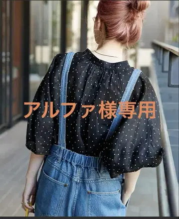 프렌치 린넨 2way 블라우스