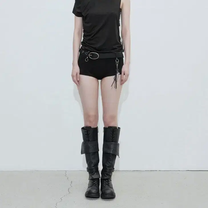 トップス bohemian seoul biker tops W) 보헤미안 서울 그런지 바이커 뷔스티에 블랙 | Bohemian