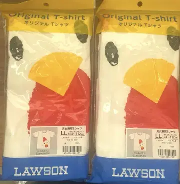LAWSON 한정 오리지널 티셔츠 가라아게 군 LL 사이즈 2매 세트