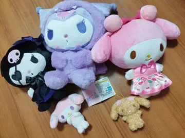 산리오 캐릭터 봉제 인형 세트