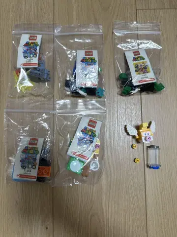 레고 슈퍼 마리오 캐릭터 팩 71394 71361 5개 묶음