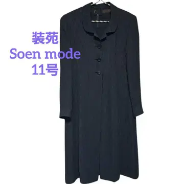 소엔 모드 네이비 포멀 원피스 수트 11호 여름 반팔 긴팔 관혼상제