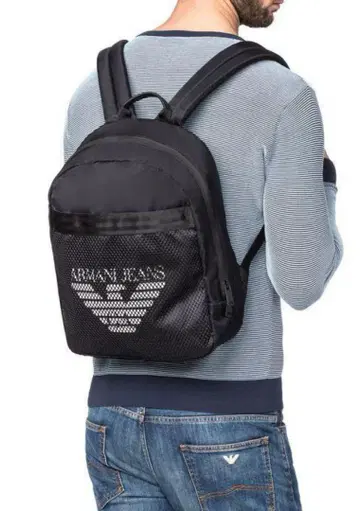 ARMANI 아르마니 청바지 백팩 블랙 새상품급 즉시 발송!!