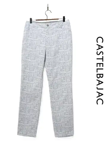H512/새상품급 castelbajac 팬츠 스트레치 허리밴딩 44