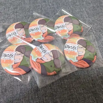 바쿠고 카츠키 설산 등산 캔뱃지 6점
