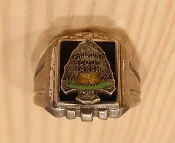 구제 Philmont Scout Ranch 링 와펜 빈티지