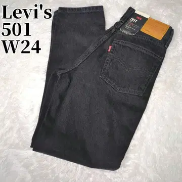 새상품 Levi's 리바이스 501R DODO 별주 W24 블랙