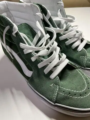 VANS sk8-hi 그린 26cm