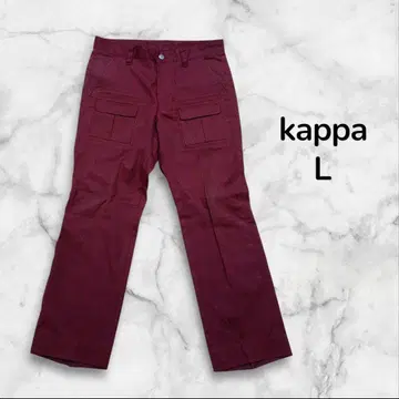 [ 새상품급 ] kappa 팬츠 워크 팬츠 레드 L 146