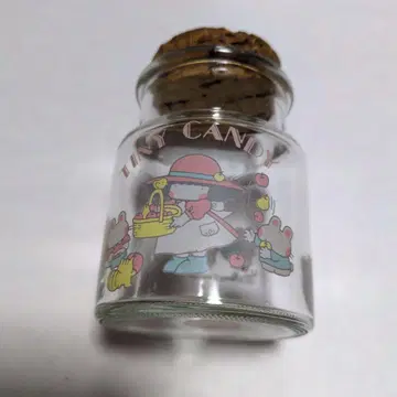 타이니 캔디 유리병 코르크 덮개 포함