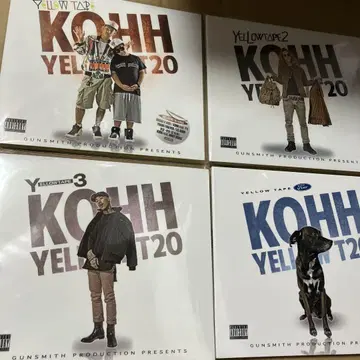 KOHH YELLOWTAPE 1~4 CD 세트 미개봉 새상품