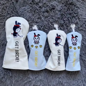 새상품 4세트 도라에몽+도라미 골프 클럽 골프헤드커버 135UT