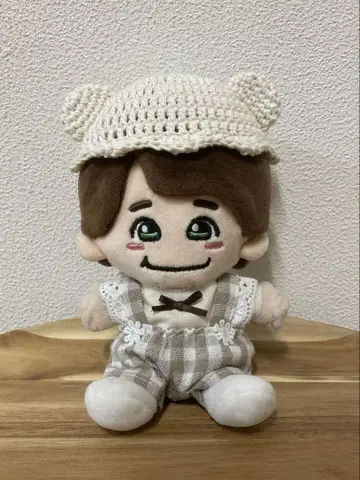 나니와단시 치비누이 의상 NO.201 곰돌이 귀 모자 상의 살로펫 3세트