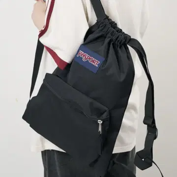 JANSPORT DRAWSACK 냅색 블랙