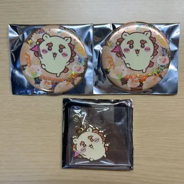 치이카와 파크 트레이딩 홀로그램 캔뱃지 & 메탈 참 시사