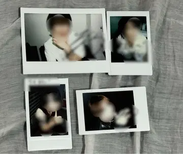 유라 친필 사인 폴라로이드