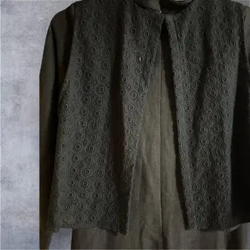 S.T.CLOSET FRABJOUS 레이스 상의 플레어 원피스 A라인