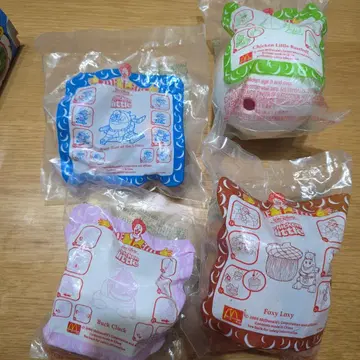 맥도날드 치킨리틀 피규어 세트 4종