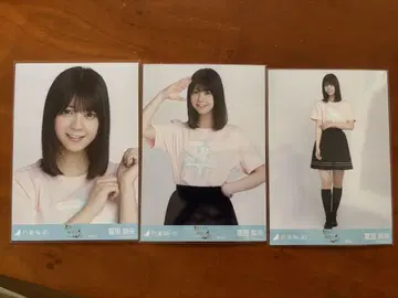 노기자카46 토미사토 나오 카가와 라이브 티셔츠 사복 비대칭 브로마이드