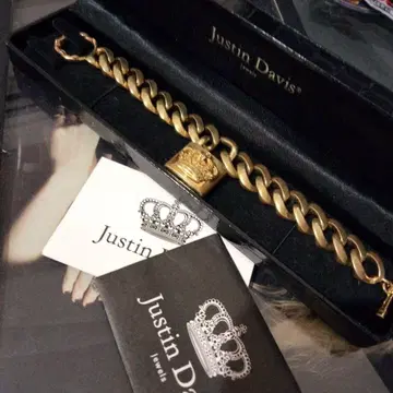 Justin Davis BBF1008 키요하루 자물쇠 팔찌 골드